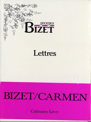 cover image of Lettres de Georges Bizet 1850-1875